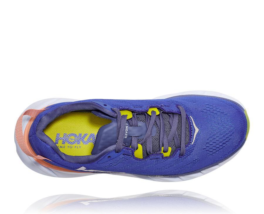 Tenis Hoka One One Feminino Azuis/Branco - Elevon 2 - 603-EUOHTY